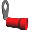 Zacisk oczkowy rozmiar przewodu 10.5mm² Ø #10 izolowany średnica wew 5mm Czerwony TE Connectivity