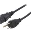 Kabel: 3X18awg, Iec C13 Żeński,Nema 5-15 (B) Wtyk, 1M, 10A Lt-202+501 Svt...