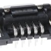 HARTING Złącze D-sub 9-pinowe Kąt prosty 2.74 mm Pitch Otwór przelotowy Złoty Żeńskie Blokada śrubowa UNC od 4 do 40