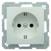 Gniazdo SCHUKO z podwyższoną ochroną styków śnieżnobiały połysk S.1/B.3/B.7 Glas 41238989