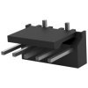 Pin header, 5 pole, pitch 2.54 mm, straight, black, 1744382-5