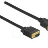 86757 Cable DVI 24+5 female to VGA male 2 m