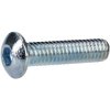 R-TECH 337338 M4 X 16 Hex Socket Button Screws Steel BZP - Pack Of 100