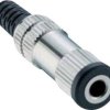Lumberg 152002 Złącze męskie jack 3,5 mm złącze żeńskie proste Ilość styków: 3 stereo srebrny 1 szt.