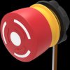 Emergency stop, rotary release, mounting Ø  22.3 mm, unlit, 1 Form B (N/C), 84-5220.0040