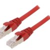 ETH-24441393 Patch cord ETHERLINE Cat.6a,S/FTP 6a linka Cu LSZH czerwony