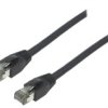 Cq8053s Patch Cord S/Ftp Cat 8.1 Linka Cu Lszh Czarny 2M 26Awg