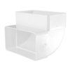 Kolanko wentylacyjne pionowe 54x110 mm 90 stopni KP55-5