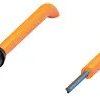 Sensor actuator cable, M8 cable socket, straight, A to open end, 3 pole, 2 m, PUR, orange, 4 A, 70124952-100029