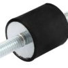 Nóżki antywibracyjne, M10, Ø 50mm, materiał: Stal nierdzewna 55Shore A, RS PRO