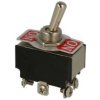 Przełącznik; dźwigniowy; KN3(C)-202A; 2*2; ON-ON; 2 tory; 2 pozycje; bistabilny; na panel; śrubowe; 6A; 250V AC; czarny; 30mm