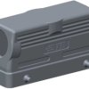 Housing, size HB24, die-cast aluminum, PG21, angled, clip locking, IP65, T1210241121-000