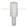 Nylon 1/4 hex Standoff M-F (4817) - Keystone electronics