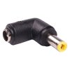 Adapter kątowy DC gniazdo 5.5X2.1 do wtyk 5.5X2.5 - Przejściówka