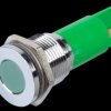 Q16F1CXXG24E Indicator LED, 24 V DC, 16 mm, FASTON, green/BrC