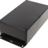 ABS enclosure, (L x W x H) 191 x 110 x 61 mm, black (RAL 9005), IP54, 1591EF2SBK