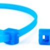 Cable tie, ETFE, (L x W) 100 x 2.5 mm, bundle-Ø 22 mm, blue, -46 to 150 °C, 14032671
