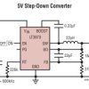40V, 350mA Step-Down Regulator with 2.5μA Quiescent Current and Integrated Diodes
