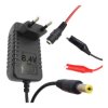 Ładowarka akumulatorów Li-ion 8,4V/3A wt. 5,5/2,1 (+) oraz adapter z krokodylkami / 44103