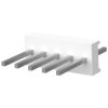 Pin header, 5 pole, pitch 2.54 mm, straight, natural, 640452-5