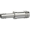 Double hose nozzle, L 55 mm, 16 bar, brass, nickel-plated, for hose, 136554
