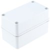 Obudowa Poliwęglan szerokość zew. 80 mm długość zew. 140 mm wys. zew. 85 mm Fibox IP67 Szary