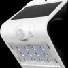 8276 LED solar wall light, 1,5 W, 4000 K, black / white, IP65