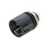 Binder 99-9107-00-03 Male Panel Mount 3 Pin with Solder Terminal