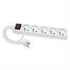 Przedłużacz sieciowy z wyłącznikiem 5x gniazdo 5,0m EPS-505W