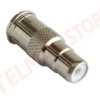 Adapter przejście wtyk F szybki- gniazdo RCA