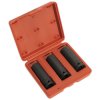 Sealey SX043 Impact Socket Set 3pc Deep 1/2"Sq Drive