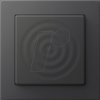 WB55-B-WAVE-001 Magnetic Qi charger with cap Wave 55mm, black matte