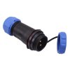 2 Pin Waterproof W21 Male Socket Cable Connector IP68
