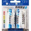 akumulatorki Easy Touch R20 D Ni-MH 10000mAh - 2 sztuki