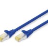 Patchcord Rj45/Rj45 S/Ftp Kat. 6A 10M Awg 26/7 Ls0h Niebieski Dk-1644-A-100/B