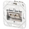 Metz Connect 1309121200-E Network outlet Flush mount Insert CAT 6A 2 ports