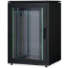 Server cabinet, 19", 22 U, (H x W x D) 1164 x 800 x 800 mm, IP20, sheet steel, black, DN-19 22U-8/8-B-1