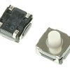 Klosz do przycisku dotykowego SPST 50 mA przy 12 V DC 3.4mm 5.1mm Montaż powierzchniowy