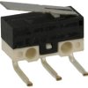 Mikroprzełącznik; KW10-CZ3L-075; dźwignia; 10,6mm; 1NO+1NC wspólny pin; szybkie; przewlekany (THT); kątowy 90°; 1A; 250V; Howo;