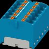 3273946 PTFIX distributor block, 12x4, blue