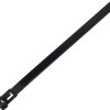 Opaska kablowa TRU COMPONENTS TC-RT-150-7.6-B TC-13340648, 150 mm, poliamid 6.6, 100 szt.