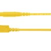 Przewód pomiarowy MSWFK A341 / 1 / 100 / GE, PVC, 16A, 1kV, kolor: Żółty, dł. 1m, CAT III 1000V, -10 → +90 °C,