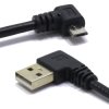 Kabel USB/MicroUSB Kątowy 1,0m DSF654 Vitalco