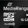 MR958 MicroSDHC-Card 16GB - MediaRange Class 10 - with Adapter