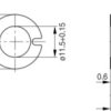 Coil former, PET, for PS core, B65940B0000T001