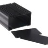 Obudowa Radiatora Wentylowana, Aluminiowa, Czarny, 125 X 105 X 60.5Mm, Rs Pro