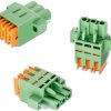 Insulation displacement connector, 3 pole, pitch 5.08 mm, straight, green, 691359740003