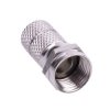 Wtyk F RG6/6,5mm miedziany 18mm