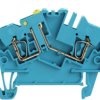 Disconnect/test-disconnect terminal block, spring balancer connection, 0.5-2.5 mm², 10 A, 6 kV, blue, 1779120000