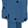 Plug, spring balancer connection, 0.08-4.0 mm², 1 pole, 24 A, 6 kV, blue, 3040724